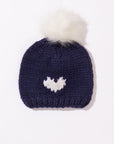 HEART Toque with removable POM