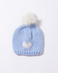 HEART Toque with removable POM