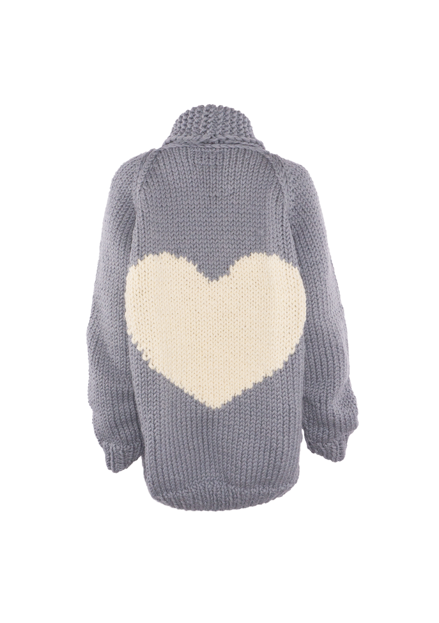 Classic Long Heart Cardi