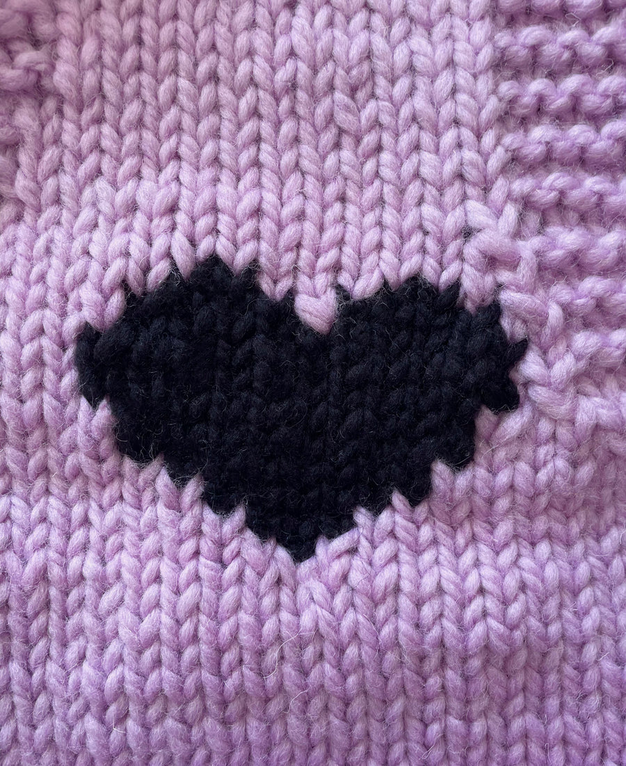 Classic Short Heart Cardi