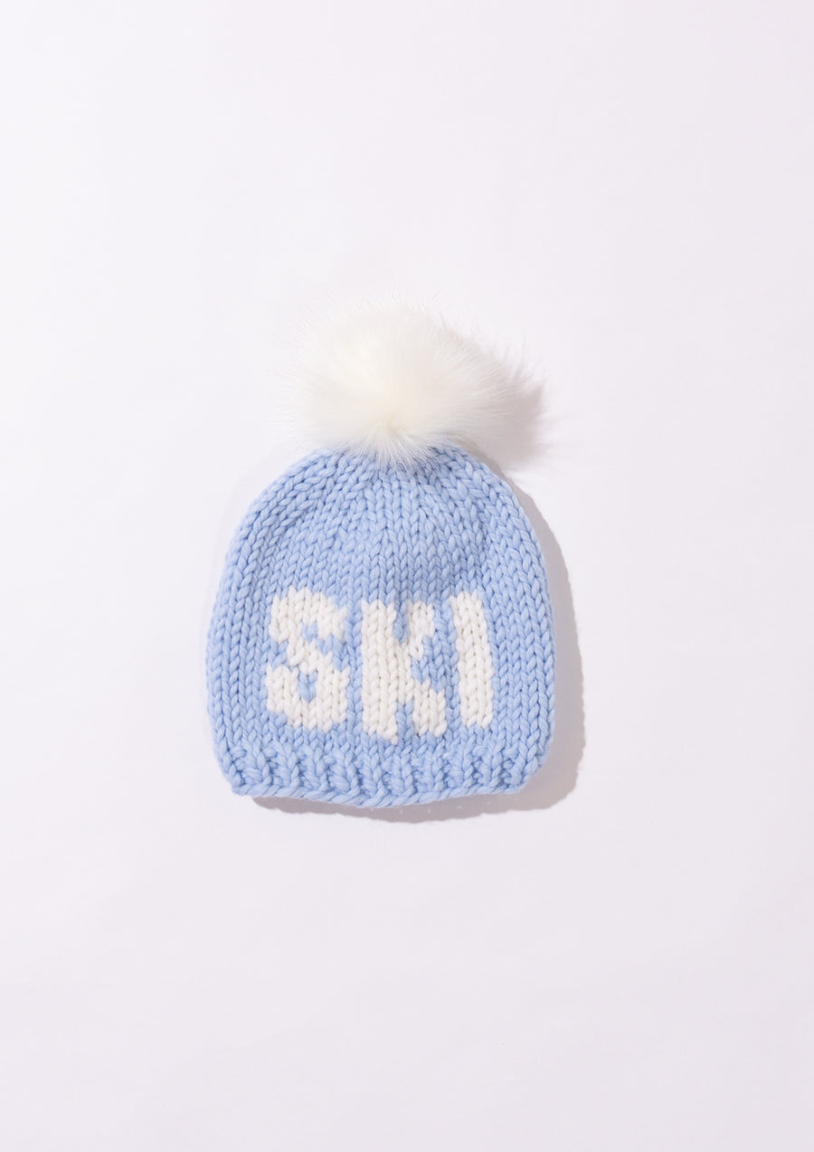 SKI Toque with removable POM
