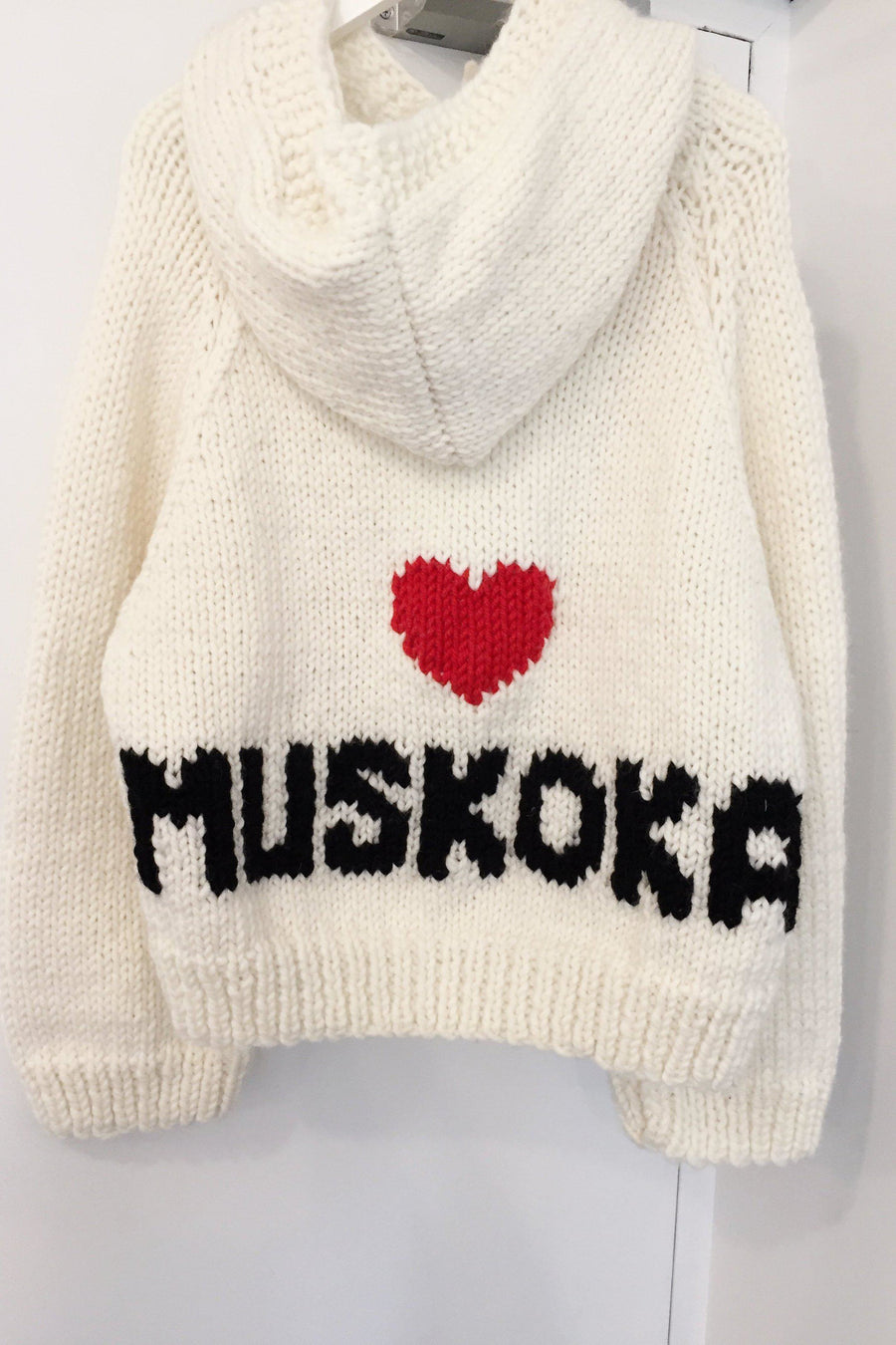 Muskoka Knit Hooded Sweater-Sweaters-GOGO Sweaters-GOGO Sweaters